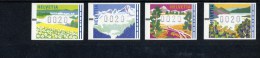 ZWITSERLAND POSTFRIS MINT NEVER HINGED POSTFRISCH EINWANDFREI AUTOMATEN MARKEN MICHEL 11 12 13 14 - Automatic Stamps