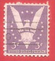 STATI UNITI AMERICA USATO - 1942 - Win The War Issue - American Eagle - 3 ¢ - Michel US 508 - Usados