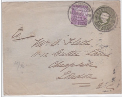 CAP DE BONNE ESPERANCE - 1898 - ENVELOPPE ENTIER POSTAL Pour LONDON - Cape Of Good Hope (1853-1904)