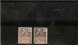 FRANCE  VARIETES N°271**  2 NUANCES SEPIA FONCE - Unused Stamps