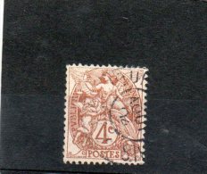 FRANCE     4 C     Année 1900-24      Y&T: 110    Type Blanc     (oblitéré) - 1900-29 Blanc