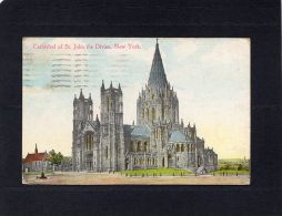 45986   Stati  Uniti,  New York,  Cathedral Of St. John The  Divine,  VG  1913 - Églises