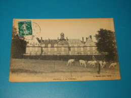 Cpa  MENOU  (58 Nièvre)   Le Château 1920 - Unclassified