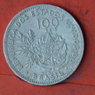 BRAZIL  100  REIS  1901   KM# 503  -    (Nº05597) - Brésil