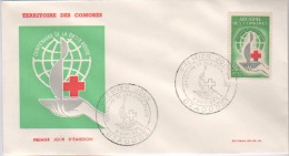 FDC Archipel Des Comores Croix Rouge 1963 - Other & Unclassified