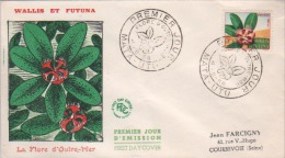 FDC   Wallis Et Futuna Flore D´Outre Mer 1958 - FDC