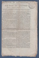 LA CLEF DU CABINET DES SOUVERAINS 18 GERMINAL AN 11 1803 - LONDRES - VIENNE - ORDRE DE MALTE - BANQUE DE FRANCE - VENISE - 1800 - 1849
