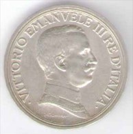 ITALIA 2 LIRE 1916 AG SILVER VITTORIO EMANUELE III - 1900-1946 : Victor Emmanuel III & Umberto II