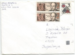 Czechoslovakia 1992. Letter Cover Sent To  Yugoslavia - Covers & Documents