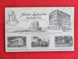 Marietta   Ohio  Hotel Lafayette  Not Mailed Has Stamp & Message On Back     Ref 1213 - Other & Unclassified