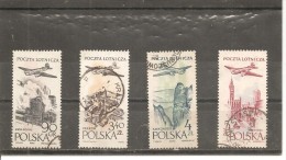 Polonia-Poland Nº Yvert  Aéreo-41-43, 45-46 (usado) (o) - Used Stamps