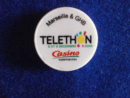 SUPERMARCHES  CASINO - TELETHON      2006 - Trolley Token/Shopping Trolley Chip