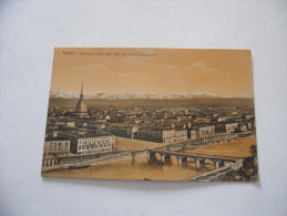 CARTOLINA POSTALE TORINO PANORAMA DELLA CITTà VISTO DAL MONTE CAPPUCCINI  NON  VIAGGIATA - Autres Monuments, édifices