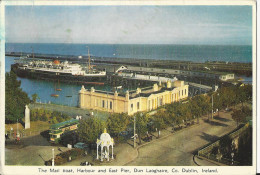 Dubln - Mail Boat, Harbour And East Pier, Dun Laoghaire (paquebot, Port, Jetée Est ) - 1965 - Dublin