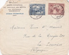 A27 - Cob 171 Et 177 Du Congo Old Front Of Cover To Belgium 1934 Kabalo - Cartas & Documentos