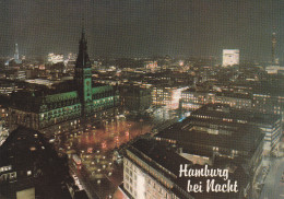 Ph-CPM Allemagne Hamburg (Hambourg) Bei Nacht Rathaus Und Rathausmarkt - Mitte