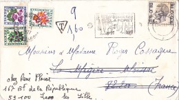 A27 - Enveloppe Taxe - Belgium Old Taxed Cover Tournai Moissac 1977. - Storia Postale