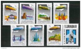 HUNGARY - 1981.Graf Zeppelin Flights Cpl.Set MNH!! - Zeppelines