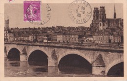 A27 - France Old Taxed Postcard Orleans Tours 1932 - Lettres & Documents