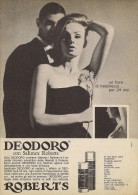 # DEODORO MANETTI & ROBERTS Florence 1960s Advert Pubblicità Publicitè Reklame Firenze Deodorant Desodorant Cosmetics - Non Classés