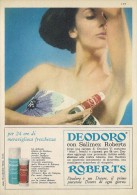 # DEODORO MANETTI & ROBERTS Florence 1960s Advert Pubblicità Publicitè Reklame Firenze Deodorant Desodorant Cosmetics - Sin Clasificación