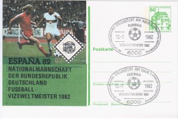 Germany 1982 Football Fussball Soccer World Cup - Spain Espana - Postcards - Used