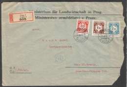 BuM0536 - Böhmen Und Mähren (1943) Prag 6 - Praha 6 (R-letter) Tariff: 3,80K (local Tariff !!) - Briefe U. Dokumente