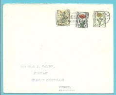 814+815+816 (timbre Surtaxe / Toeslagzegel) Op Brief Met Stempel ANTWERPEN - Briefe U. Dokumente