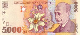 ROUMANIE  5 000  Lei  Daté De 1998   Pick 107     *****  BILLET  NEUF  ***** - Romania