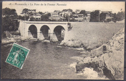 Cpa Marseille ,pont De La Fausse Monnaie - Quatieri Sud, Mazarques, Bonneveine, Pointe Rouge, Calanques