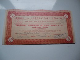 LABORATOIRE ZEDAIRE(1946) - Ohne Zuordnung