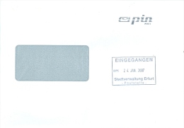 BRD Erfurt Privatpost 2007 Pin Mail - Privatpost