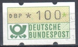 Germany BRD - 1981 ATM Nr 1 - 100 Gestempelt Used - Viñetas De Franqueo [ATM]