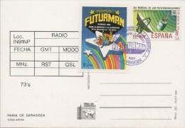 SPAIN. POSTMARK FUTURMAN. FAIR OF THE CHILDREN. ZARAGOZA 1990 - Frankeermachines (EMA)