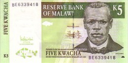 MALAWI   5  Kwacha  Daté Du 1er Décembre 2005   Pick 36 C   ***** BILLET  NEUF ***** - Malawi