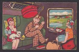 CHILDREN, HUMOR - Year 1939, No Stamps - Tarjetas Humorísticas