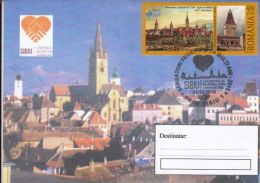 SIBIU- GOOD MANNERS CAPITAL, SPECIAL COVER, 2010, ROMANIA - Covers & Documents