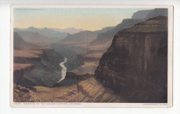 BT16987 Arizona Sunrise In The Grand Canyon  USA Scan Front/back Image - Grand Canyon