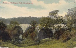 BT17012 Bridge At Washington Park Cleveland Ohio   USA Scan Front/back Image - Cleveland