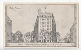 BT17043 Grand Circus Parc Hotel Statlor Detroit   USA  Scan Front/back Image - Detroit