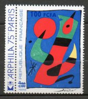 REUNION   Tableau De Miro 1974 N°425 - Ungebraucht