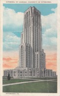 BT17270 Pittsburgh Cathedral Of Learning University  USA Scan Front/back Image - Pittsburgh