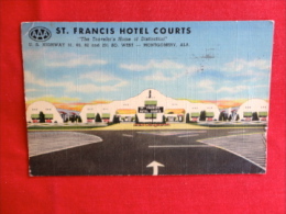 - Alabama > Montgomery St Francis Hotel Courts   1951 Cancel   Ref 1216 - Montgomery