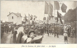 FETE DE CONTRES - 12 AOUT 1906 - LE DEFILE - Contres
