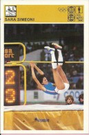 SPORT CARD No 89 - Sara Simeoni, Yugoslavia, 1981., Svijet Sporta, 10 X 15 Cm - Atletica