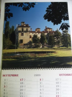 Alt394 Calendario 1989 Parete, Castelli Biellesi, Castello Massazza Castellengo Castelletto Valdengo Ternengo Verrone - Big : 1981-90