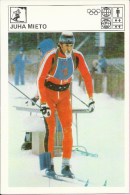 SPORT CARD No 93 - Skiing - Juha Mieto, Yugoslavia, 1981., Svijet Sporta, 10 X 15 Cm - Winter Sports