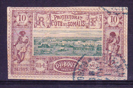 Cote Française Des Somalis N°10 Oblitéré - Used Stamps