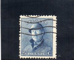 BELGIQUE 1919-20 O - 1919-1920 Behelmter König