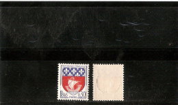 FRANCE VARIETES N° 1354 B  ** Impréssion Recto Verso Partiel - Unused Stamps